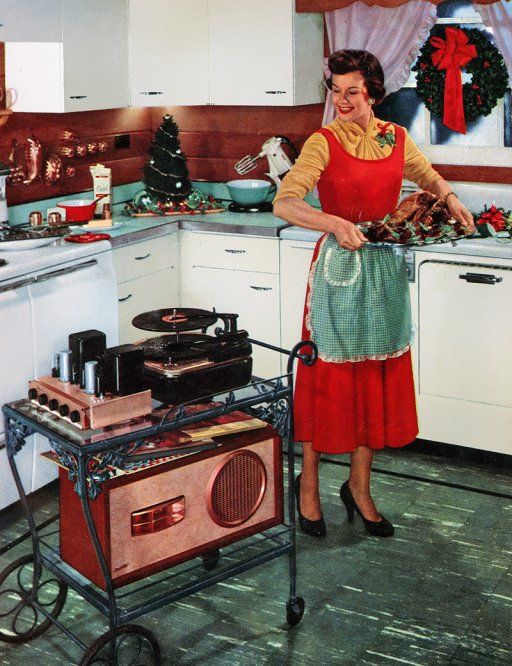 Ad for Portable music in 1954.