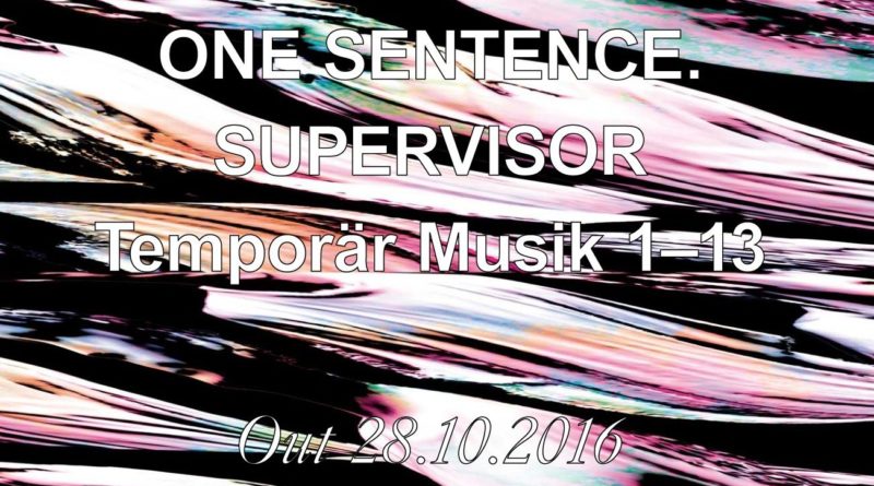 Indie: One Sentence. Supervisor