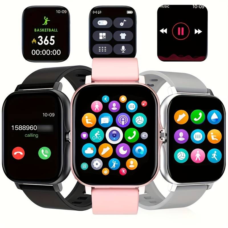 Wireless Calling Smart Watch With Custom Dials, Multiple Sports Modes, APP SMS Notification, Portable Small Smartwatch Compatible With IOS And Android